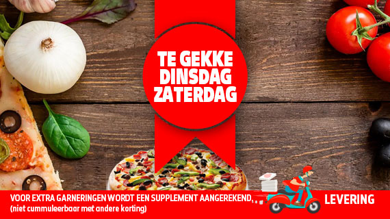 Promo Gekke dinsdag en zaterdag